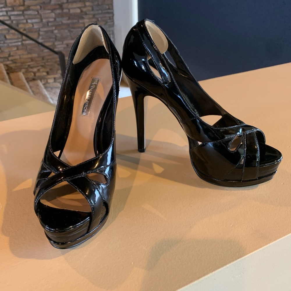 Like NEW - H by Halston Patten Leather Platform Shoes